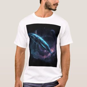 T-shirt Astronaute sur baleine