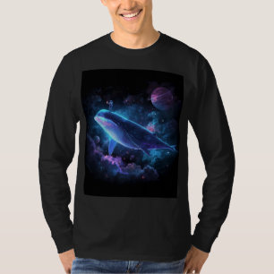 T-shirt Astronaute sur baleine