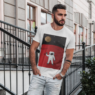 T-shirt Astronaute Sur Mars