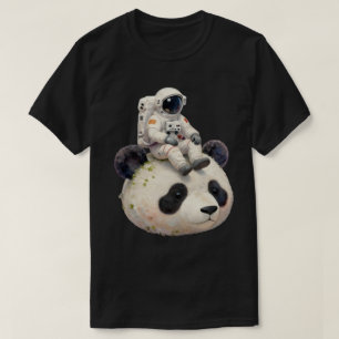 T-shirt Astronaute sur un panda spatial surréaliste, étran