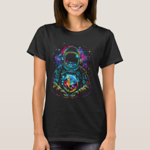 T-shirt Astronaute tenant des planètes Astronaute de la Te