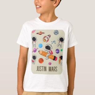 T-shirt Astronautes et planètes personnalisés pour la rent