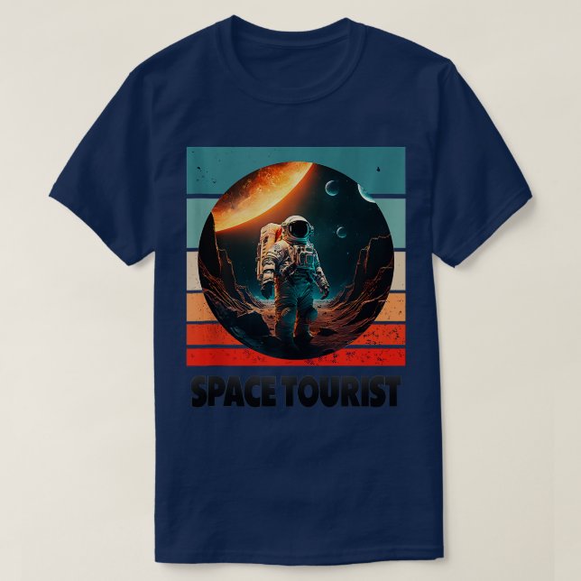 T-shirt Astronome spatiale de l'espace extra-atmosphérique (Design devant)