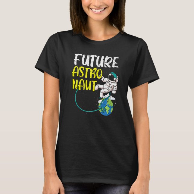 T-shirt Astronome télescope futur Galaxie extérieure (Devant)