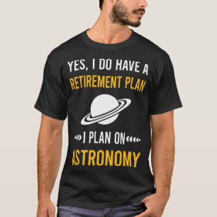 T-shirt Astronomie de retraite