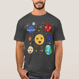T-shirt Astronomie du système solaire spatial Lover Planèt