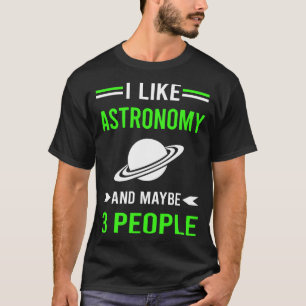 T-shirt Astronomie Green 3 People