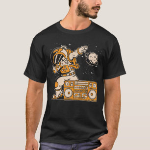 T-shirt Astronomie Musique Lover Radio Espace Lune Univers