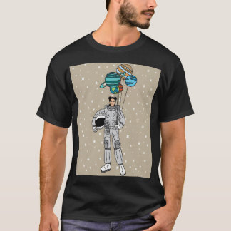 T-shirt Astronomie Système Solaire Planètes Univers