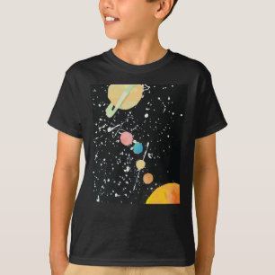 T-shirt Astronomie Système Solaire Planètes Univers