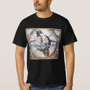 T-shirt Astronomie Vintage, Céleste par Andreas Cellarius