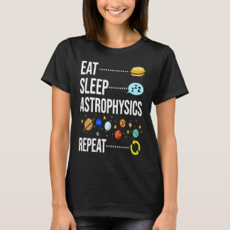 T-shirt Astrophysicien Astrophysique Télescope d'astronomi