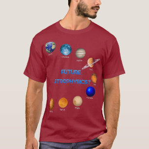 T-shirt Astrophysicien de l'avenir Physique spatiale Astro