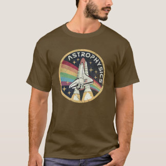 T-shirt Astrophysique Emblème Vintage V02