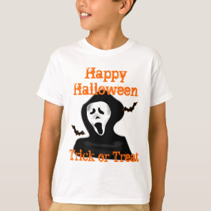 T-shirt astuce fantôme effrayant ou gâter