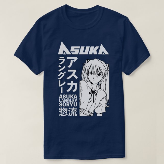 T-shirt Asuka Langley Soryu 8 (Design devant)