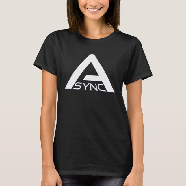 T-shirt ASYNC  Backrooms Pixels Research Institute (Devant)
