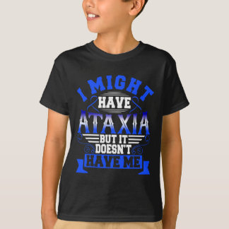 T-shirt Ataxie Signe neurologique Hémiataxie Ruban Bleu Ne