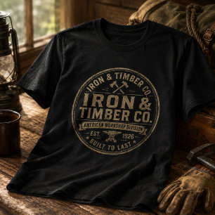 T-shirt Atelier Américain Vintage Iron & Timber Co.