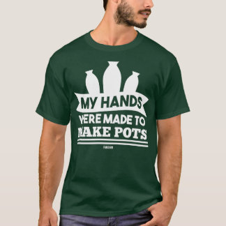 T-shirt Atelier de poterie Clay Poterie disant