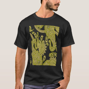 T-shirt ATELIER H Artisan Boho Paisley Floral Motif