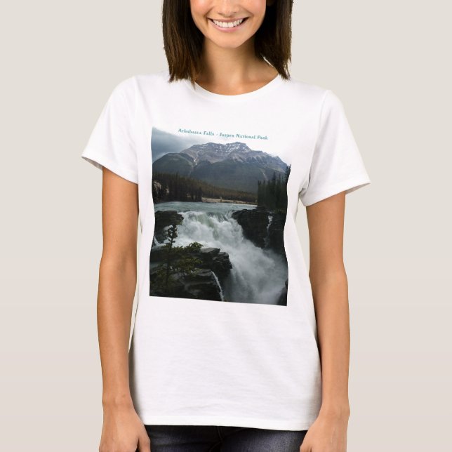 T-shirt Athabasca tombe parc national de jaspe (Devant)