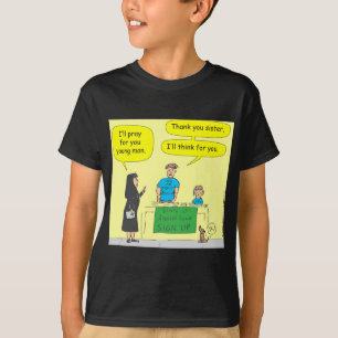 T-shirt Athée 215 que je penserai pour la bande dessinée