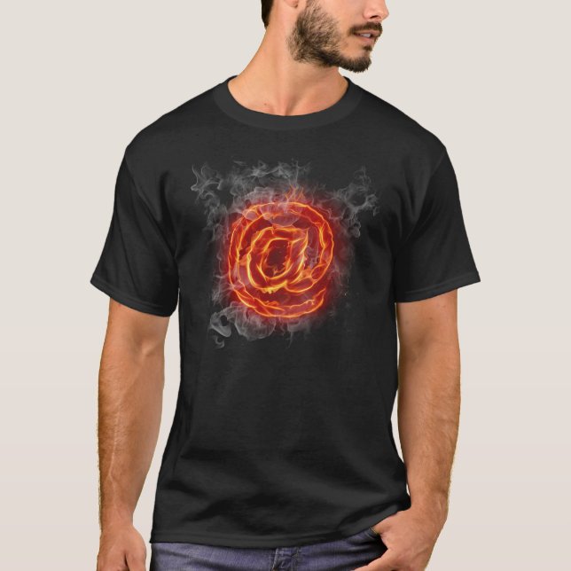 T-shirt Athée - A brûlant @ (Devant)