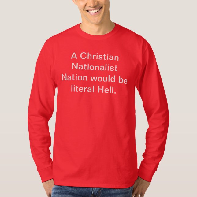 T-shirt athée/agnostique (Devant)