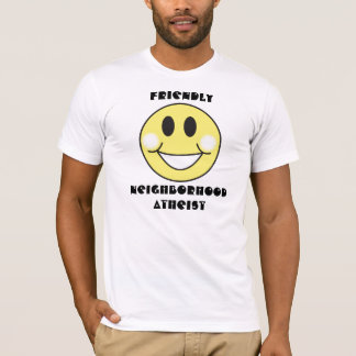 T-shirt Athée amical de voisinage