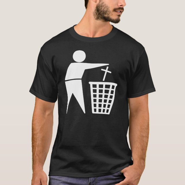 T-shirt Athéisme de religion de déchets (Devant)