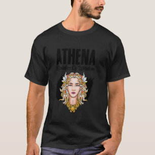 T-shirt Athéna Déesse de la Sagesse Olympiens Grec Ancien