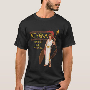 T-shirt Athéna Déesse de la Sagesse Olympiens Grec Ancien