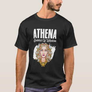 T-shirt Athéna Déesse de la Sagesse Olympiens Grec Ancien