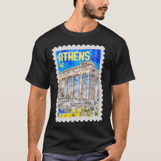 T-shirt Athènes Grèce Visiteur grec Lover Parthenon Temple