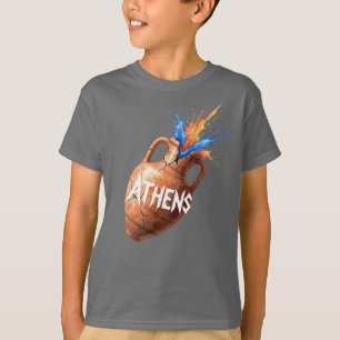 T-shirt Athènes mystérieuses, Amphore antique, par Natasha