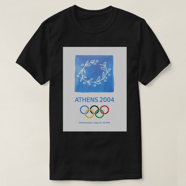 T-shirt Athènes olympiques 2004 (Design devant)