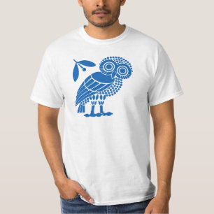 T-shirt Athènes ville municipalité symbole emblème hibou b