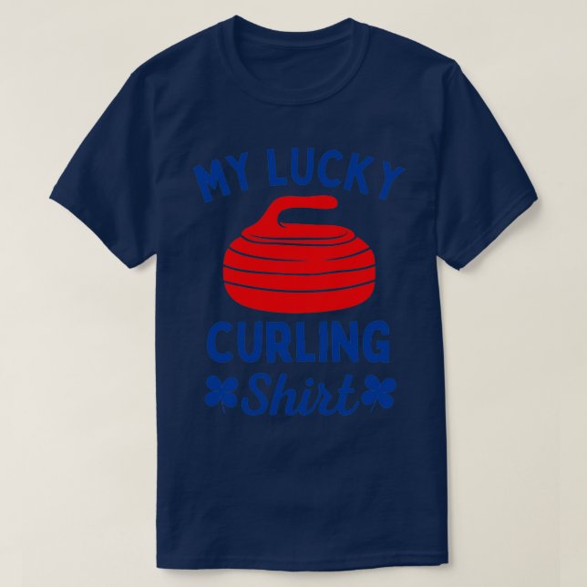 T-shirt Athlète de curling 1 (Design devant)