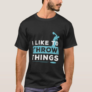 T-shirt Athlète de lancer de disque sur piste