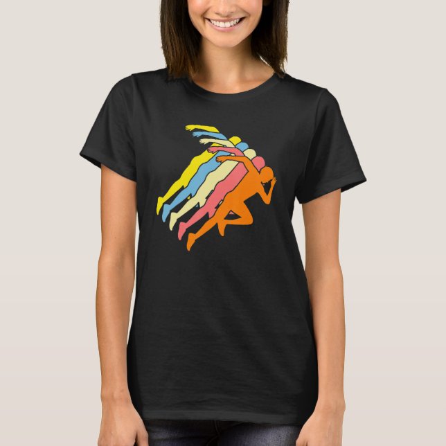 T-shirt Athlétisme en course (Devant)