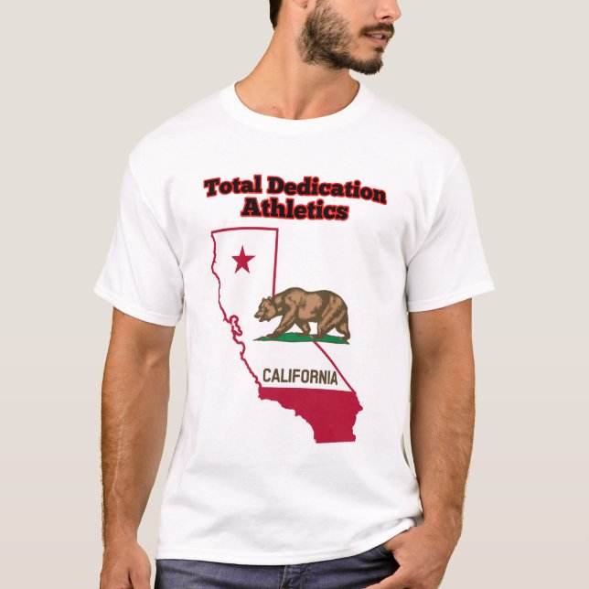 T-shirt Athlétisme total de dévouement (Devant)