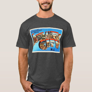 T-shirt Atlantic City 1 Vintage voyage du New Jersey NJ -