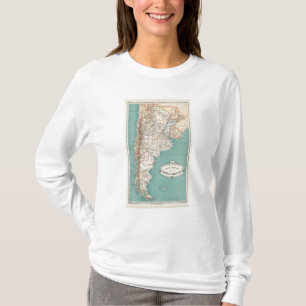 T-shirt Atlas de l'Argentine