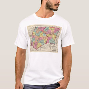 T-shirt Atlas topographique des comtés 5 du Maryland
