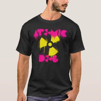 T-shirt atomique du chien des hommes