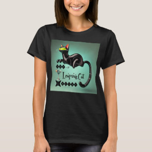 T-shirt Atomique Futuriste Le Leaping Cat Lounge