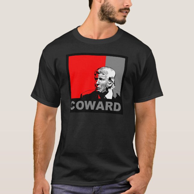 T-shirt Atout/Drumpf : Lâche (Devant)