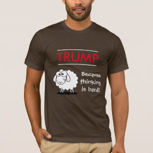T-shirt "Atout - parce que la pensée est dure !" avec des