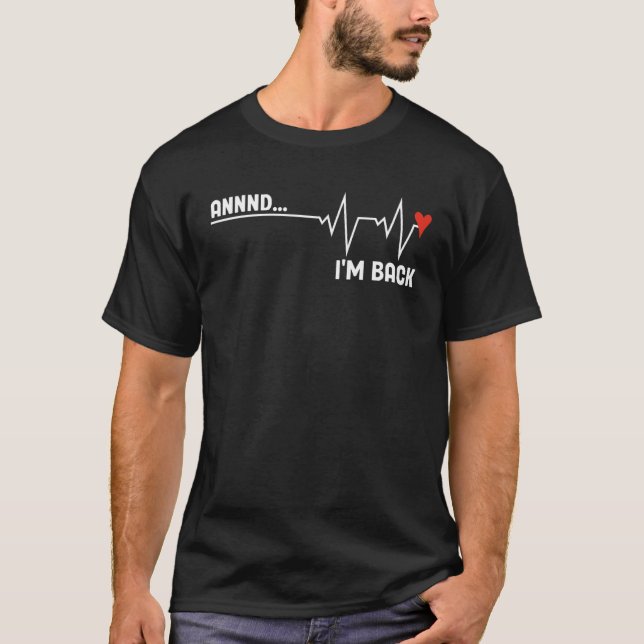 T-shirt Attaque cardiaque Survivante Femmes Open Heart Sur (Devant)
